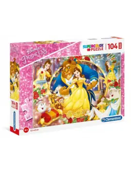 Super Color Maxi Puzzle La bella e La Bestia 104 pcs
