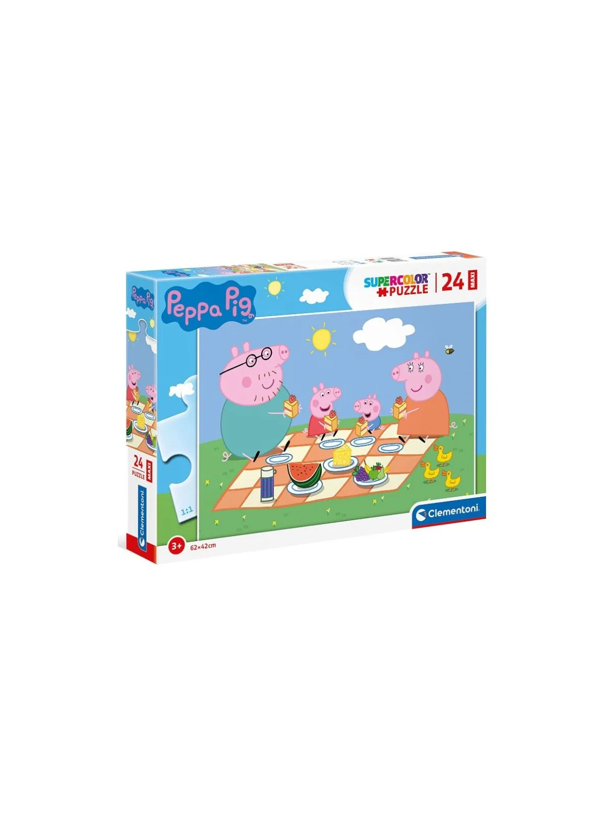 Puzzle Supercolor Peppa Pig 24 pcs