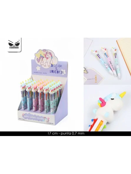 Penna unicorno 6 Colori ST5847