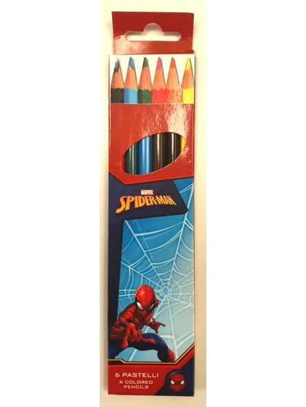Colori a Matita Spiderman 6 PCS