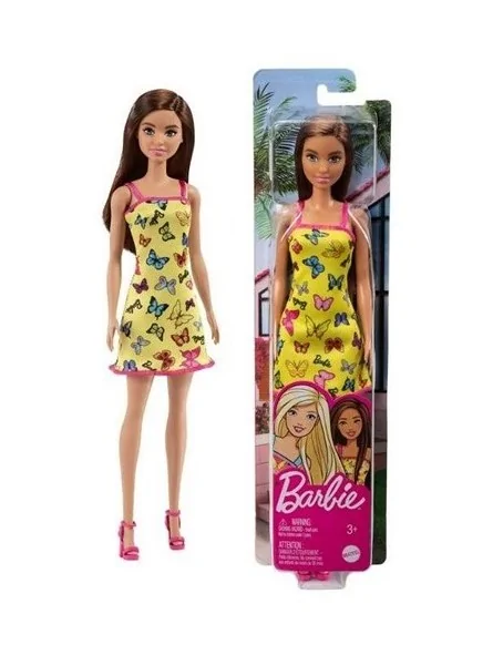 Barbie Doll con Vestito Giallo