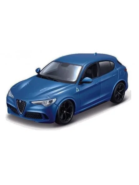 Burago Alfa Romeo Stelvio Blu scala 1/24