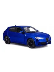 Burago Alfa Romeo Stelvio Blu scala 1/24