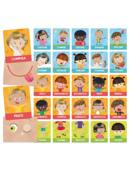 Flash Cards Emozioni e Azioni Montessori