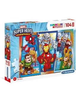 Maxi Puzzle Super Color Super Hero Adventures 104 pcs