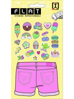 Stickers Flat Pants