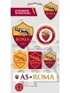 Stickers Roma Loghi 11x19