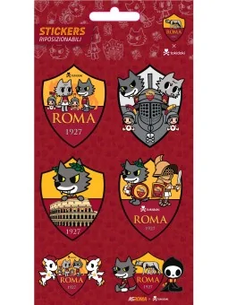 Stikers Roma Flat Scudetti Toki