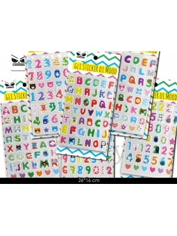Stickers Numeri e Lettere ST5622