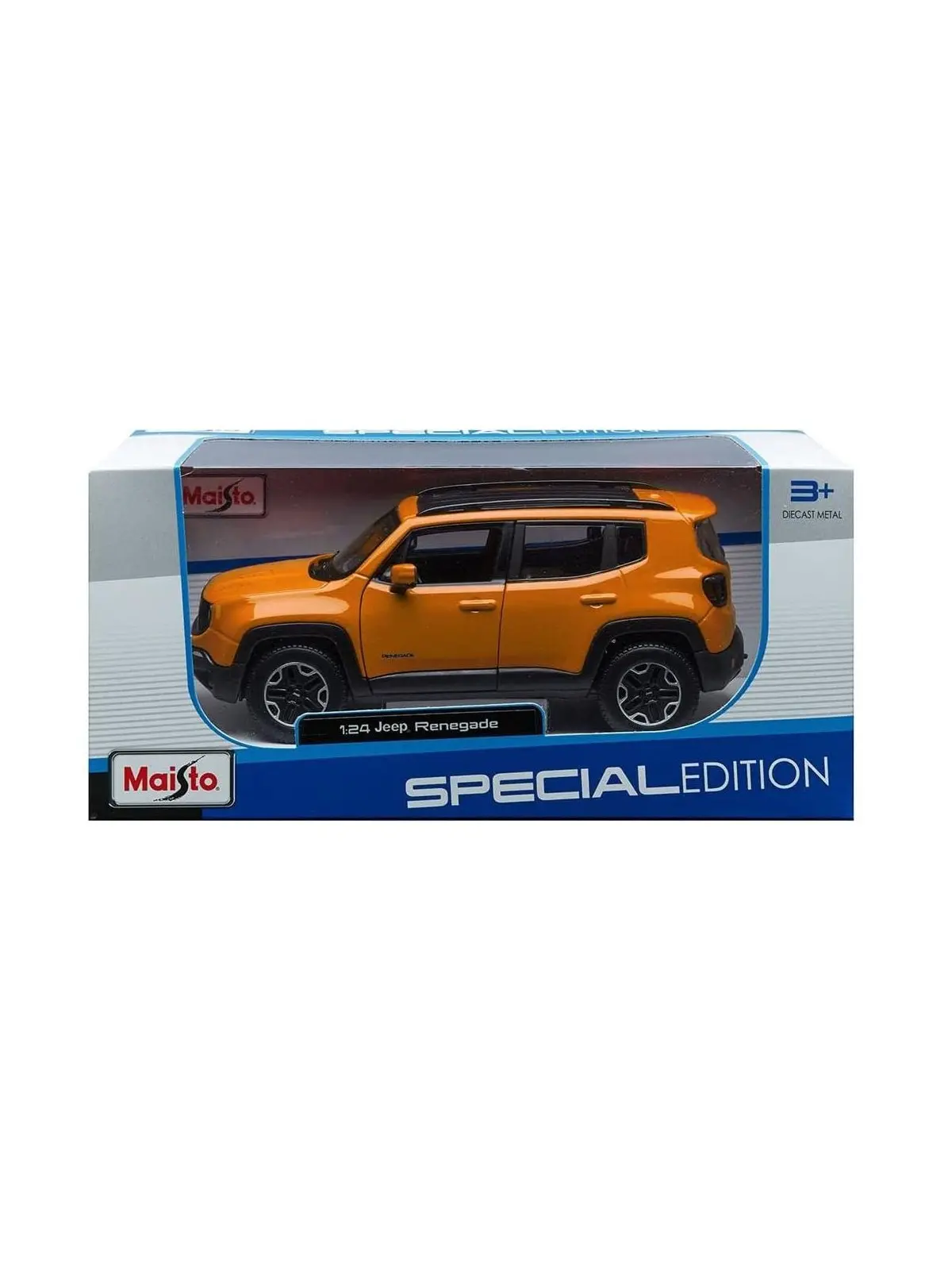 Maisto Jeep Renegade Arancione Scala 1:24