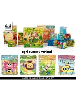 Puzzle Cubo in Legno ST5907