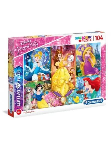 Brillant Puzzle Disney Princess 104 pcs