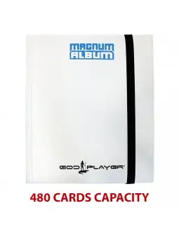 God Player Magnum Album Bianco 480 Cards Pro Binder