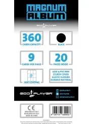 God Player Magnum Album Nero 360 Cards Pro Binder