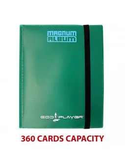 God Player Magnum Album Verde 360 Cards Pro Binder