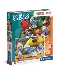 Super Color Puzzle The Smurfs 2 x 20 pcs