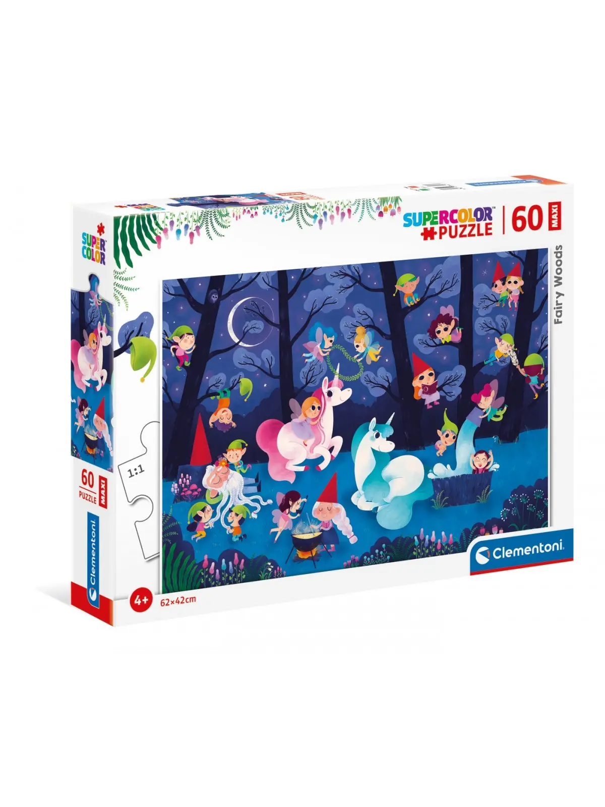 Maxi Puzzle Super Color Fairy Woods 60 pcs