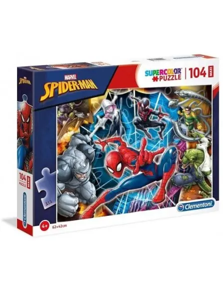 Maxi Puzzle Super Color Spiderman 104 pcs