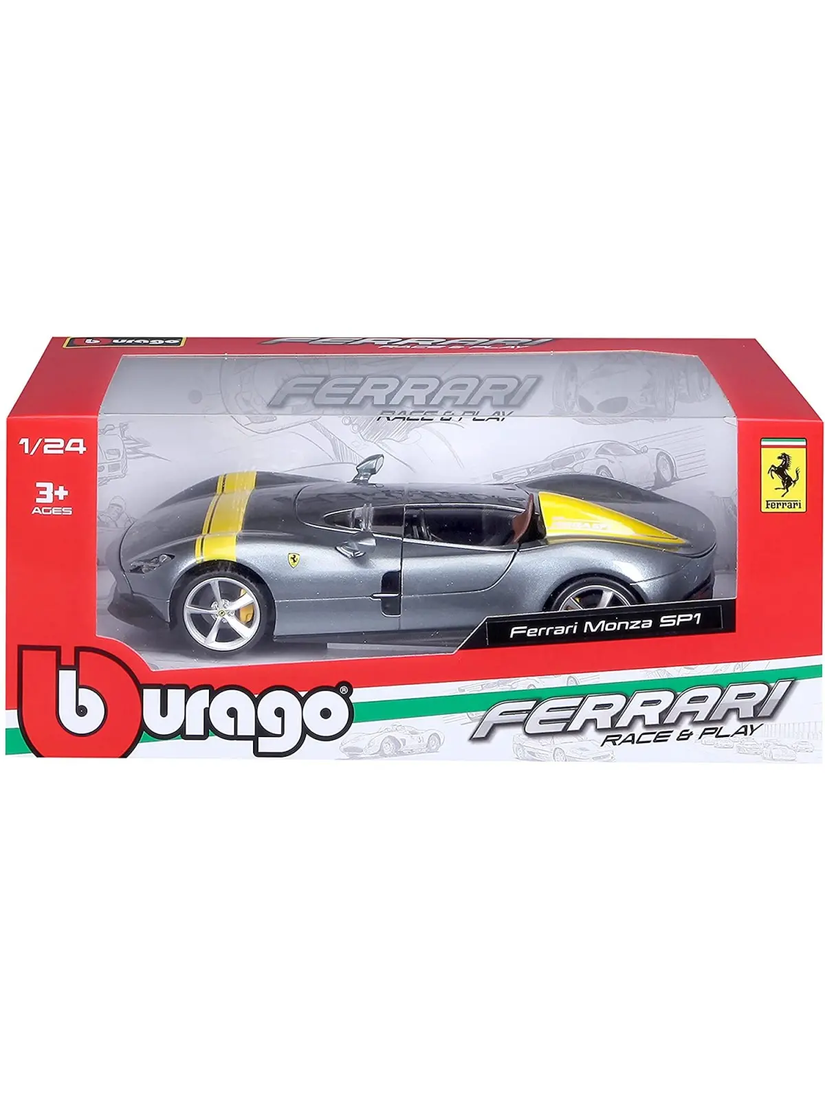 Burago R&P Ferrari Monza SP1 Scala 1/24