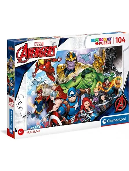 Maxi Puzzle Super Color Avengers 104 pcs