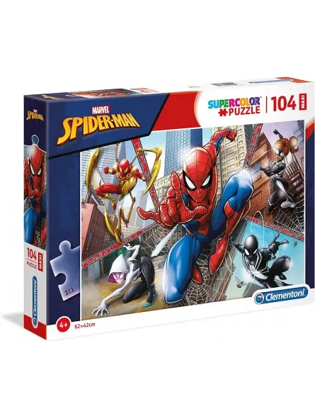 Maxi Puzzle Super Color Spiderman 104 pcs