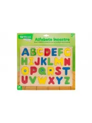 Blister alfabeto Incastro in Legno