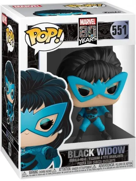 Funko Pop Marvel 80 Years Black Widow 551