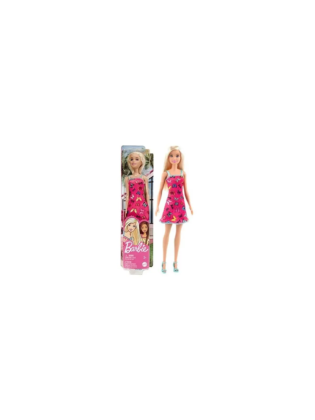 Barbie Doll con Vestito Rosa