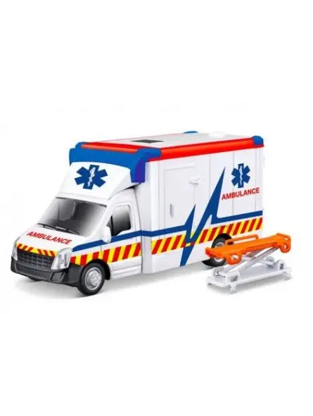 Burago Veicolo Emergency Ambulanza scala 1/50
