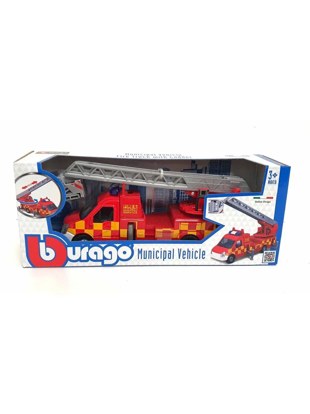Burago Veicolo Emergency Fire Rescue Scala 1/50