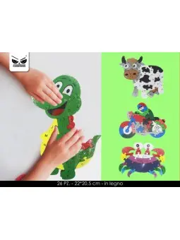 Puzzle Sagomato in Legno 26 pcs ST6588