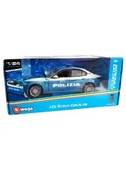 Burago Alfa Romeo Giulia Polizia 2016 scala 1/24