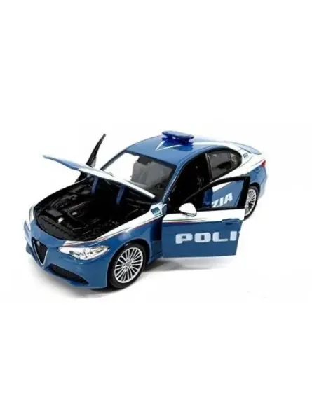 Burago Alfa Romeo Giulia Polizia 2016 scala 1/24