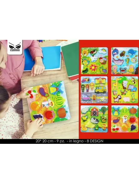 Puzzle Fattoria in Legno ST6586