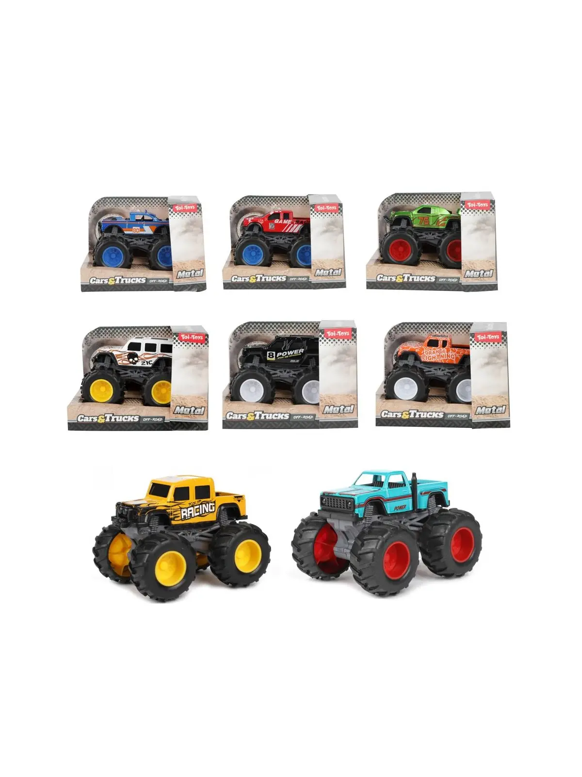 Cars & Trucks Monster Power Metal