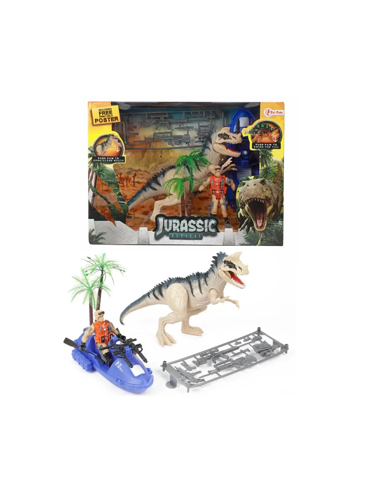 Playset Jurassic Revival con Accessori