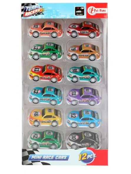 Turbo Set 12 Cars Mini Racers