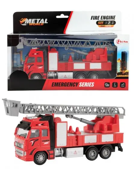 Metal Fire Truck Scala 1/38