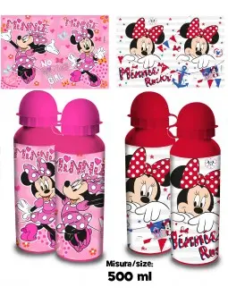 Minnie Mouse Ass 2 Borraccia Alluminio 500 ML