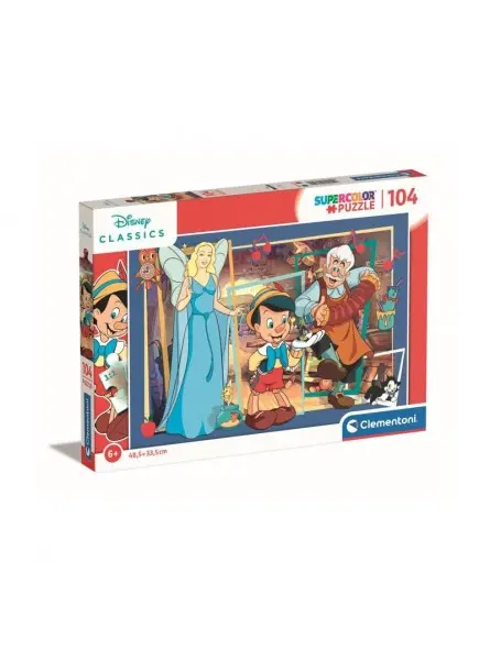 Super Color Puzzle Disney Classic Pinocchio 104 pcs