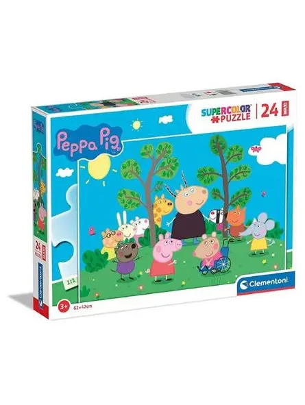 Maxi Puzzle Super Color Peppa Pig 24 pcs
