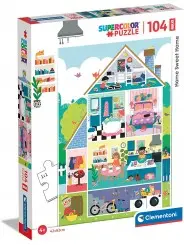 Super Color Puzzle Home Sweet Home 104 pcs