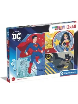 Super Color Puzzle DC 3x48 pcs