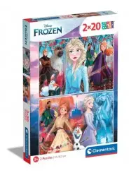 Super Color Puzzle Disney Frozen 2x60 pcs