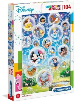 Super Color Puzzle Disney 104 pcs