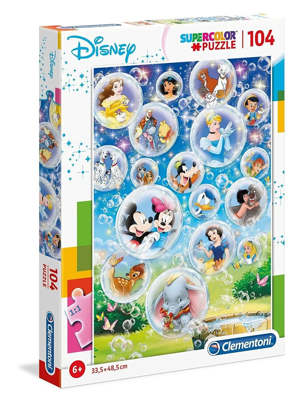 Super Color Puzzle Disney 104 pcs