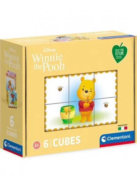 PFF Clementoni Winnie The Pooh 6 Cubi