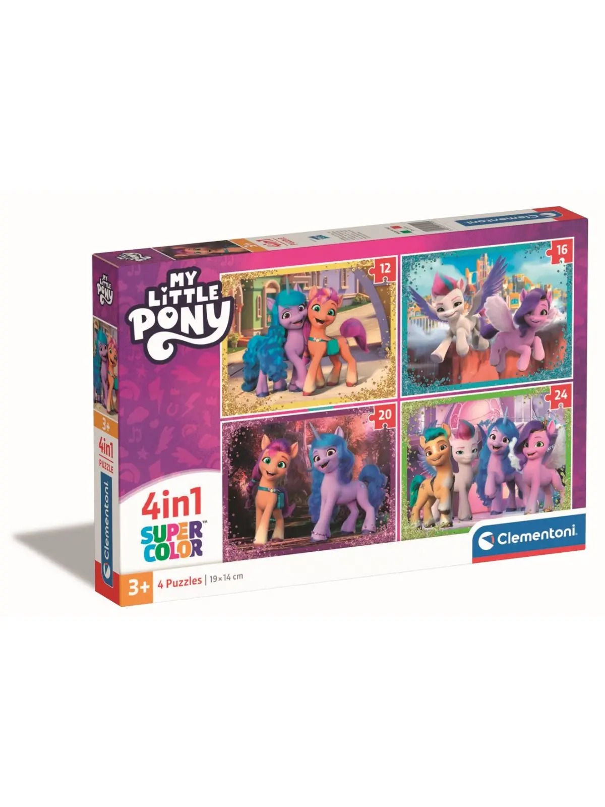 Super Color Puzzle My Little Pony 4 in 1