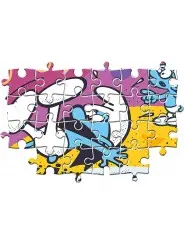 Super Color Puzzle The Smurfs 3x48 pcs