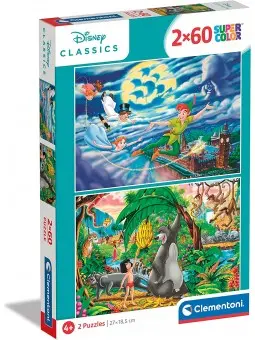 Super Color Puzzle Disney Classic 2x60 pcs